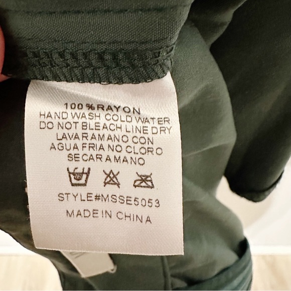 Mulla A-Line Ruffle Midi Skirt in Deep Grass size small - Picture 6 of 6